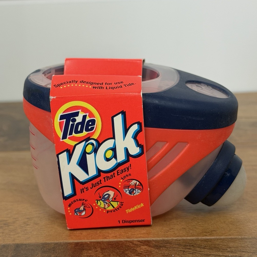 Vintage Tide Kick Dispenser Pretreater Laundry Detergent Rare Discontinued 2000